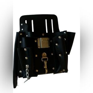 Klein Black Leather Tool Pouch